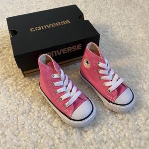 Converse Pink High Tops Toddler
